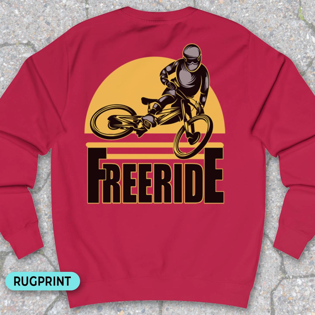 Freeride rugprint Sweater