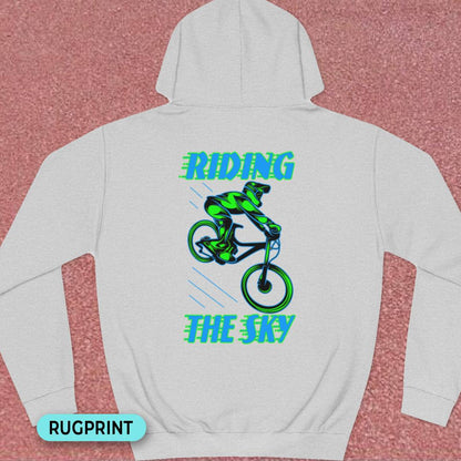 Riding the Sky rugprint Hoodie