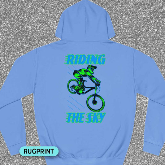 Riding the Sky rugprint Hoodie