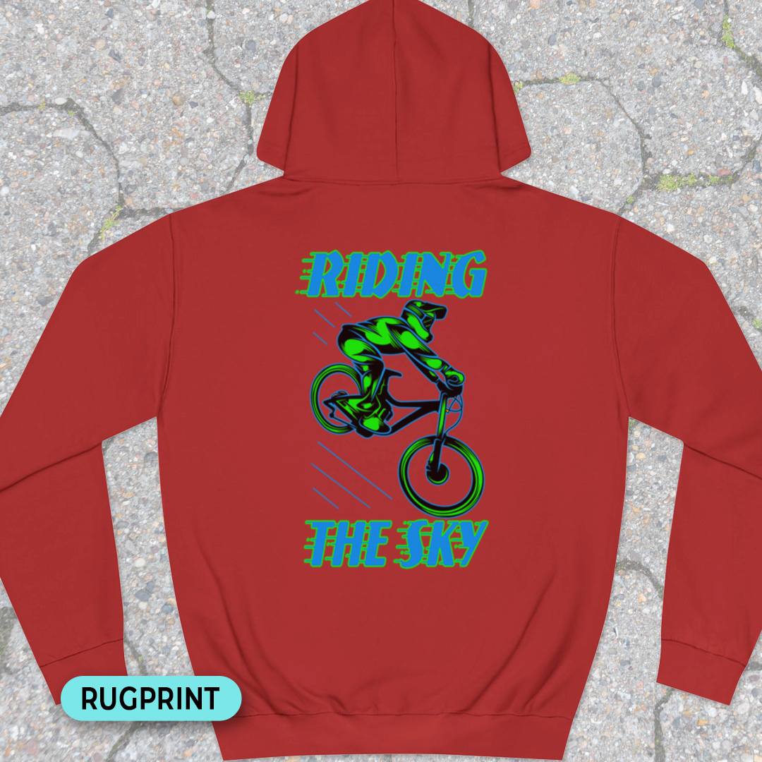 Riding the Sky rugprint Hoodie