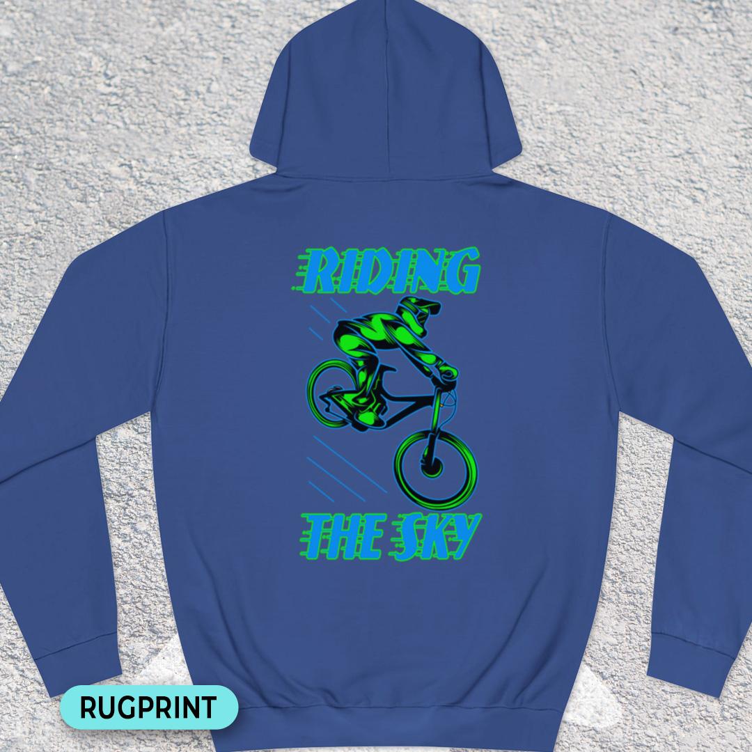 Riding the Sky rugprint Hoodie