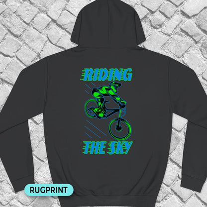 Riding the Sky rugprint Hoodie