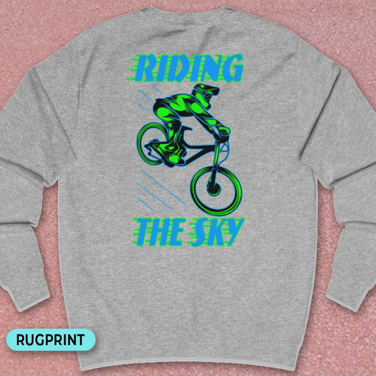 Riding the Sky rugprint Sweater