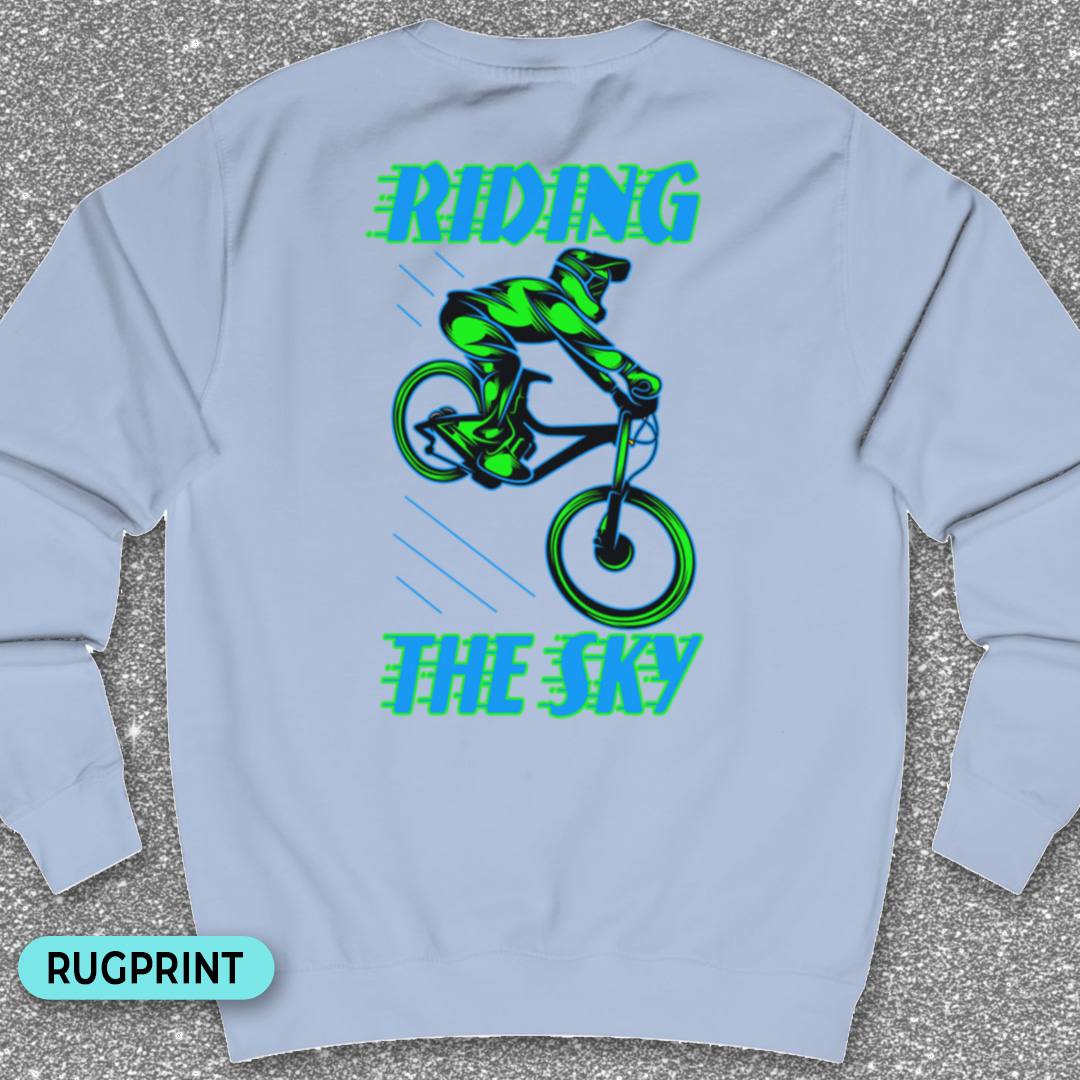 Riding the Sky rugprint Sweater
