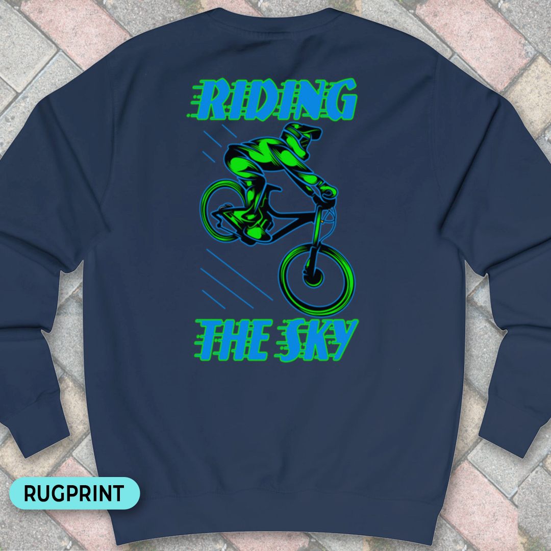 Riding the Sky rugprint Sweater