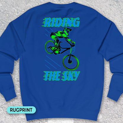 Riding the Sky rugprint Sweater