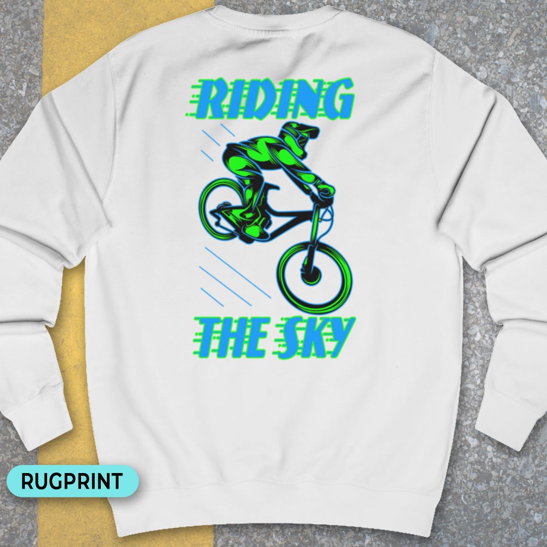 Riding the Sky rugprint Sweater