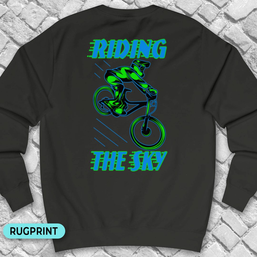 Riding the Sky rugprint Sweater