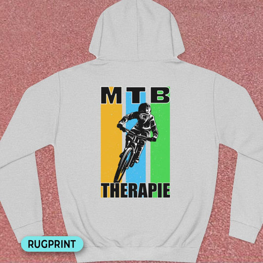 MTB Therapie rugprint Hoodie