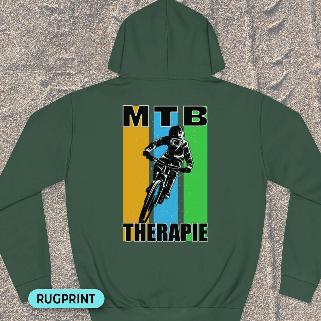 MTB Therapie rugprint Hoodie