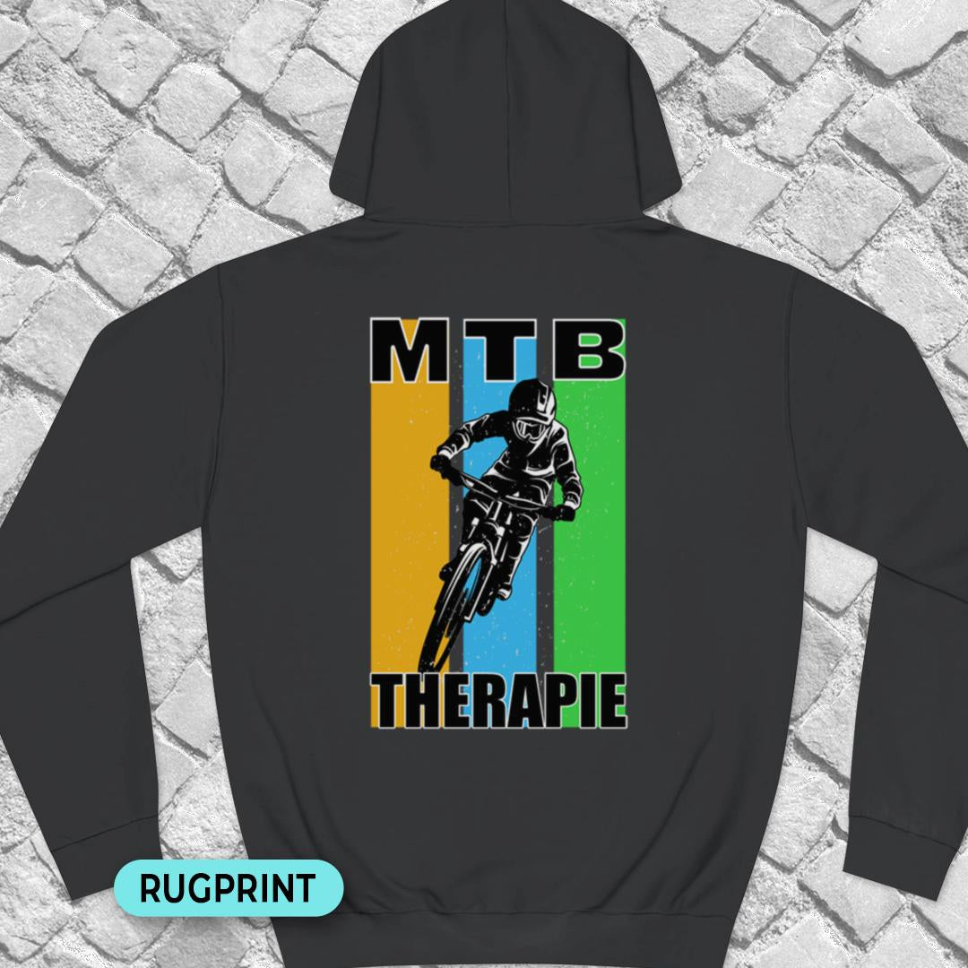 MTB Therapie rugprint Hoodie