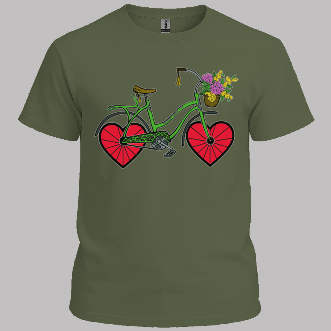 Fiets met hartwielen T‑Shirt
