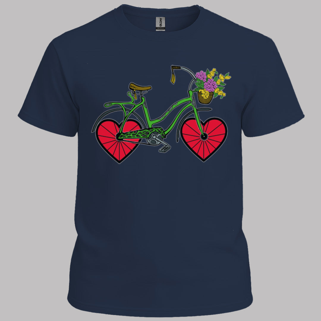 Fiets met hartwielen T‑Shirt