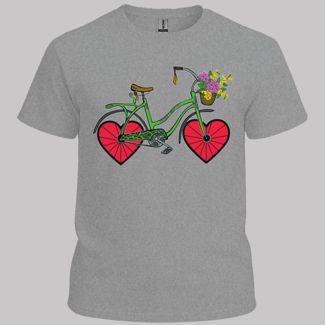 Fiets met hartwielen T‑Shirt