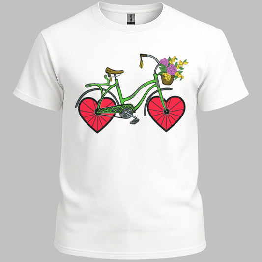 Fiets met hartwielen T‑Shirt