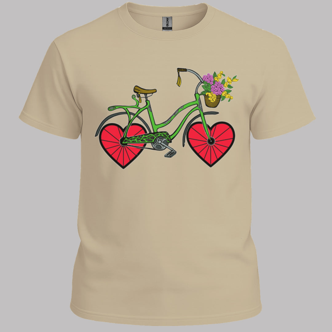 Fiets met hartwielen T‑Shirt