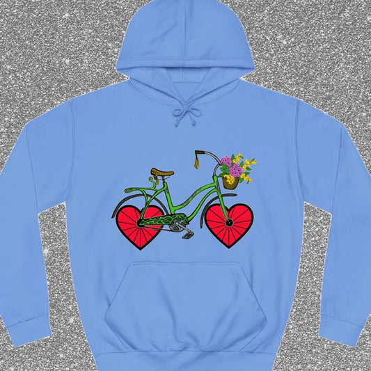 Fiets met hartwielen Hoodie