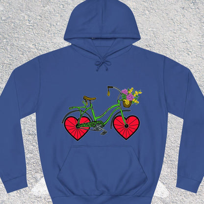 Fiets met hartwielen Hoodie