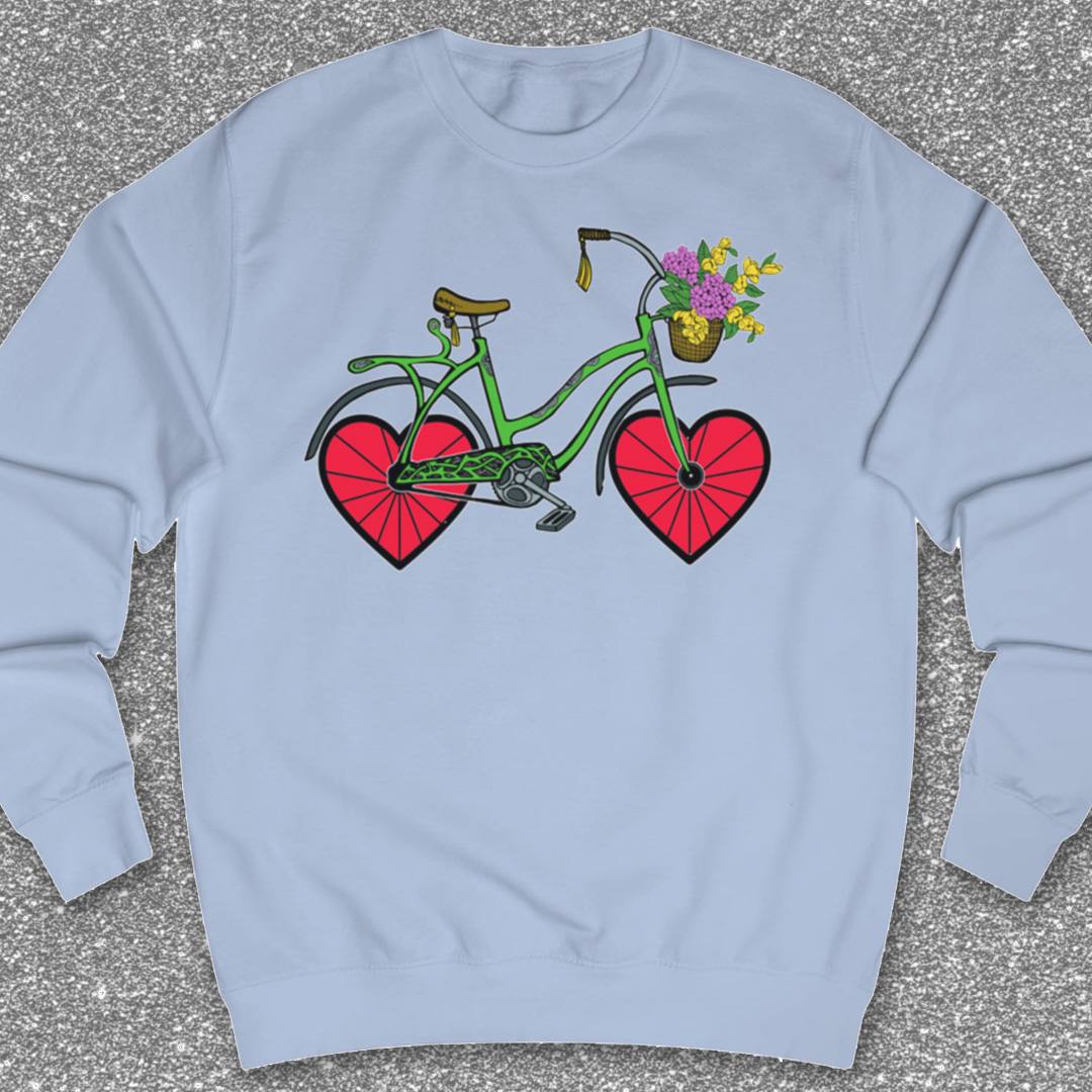 Fiets met hartwielen Sweater