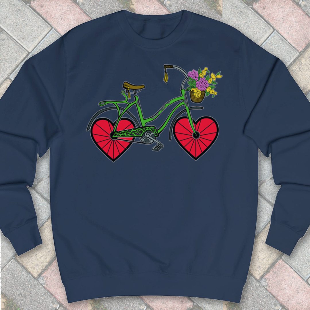 Fiets met hartwielen Sweater