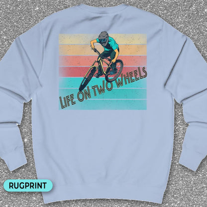 Life on Two Wheels rugprint Sweater