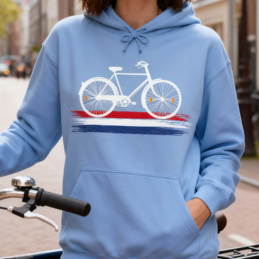 Nederland Fietsland (wit) Hoodie