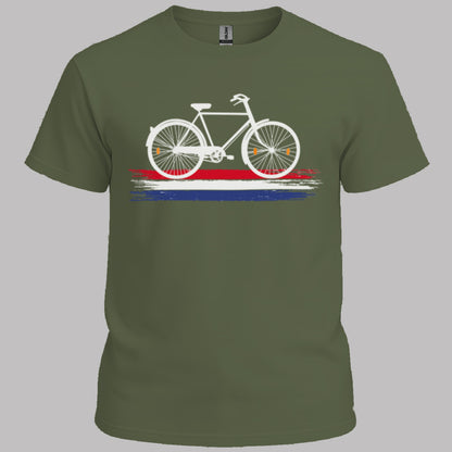 Nederland Fietsland (Wit)T‑Shirt
