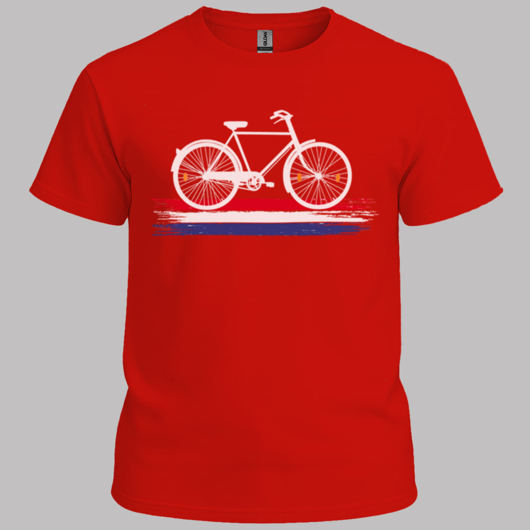Nederland Fietsland (Wit)T‑Shirt