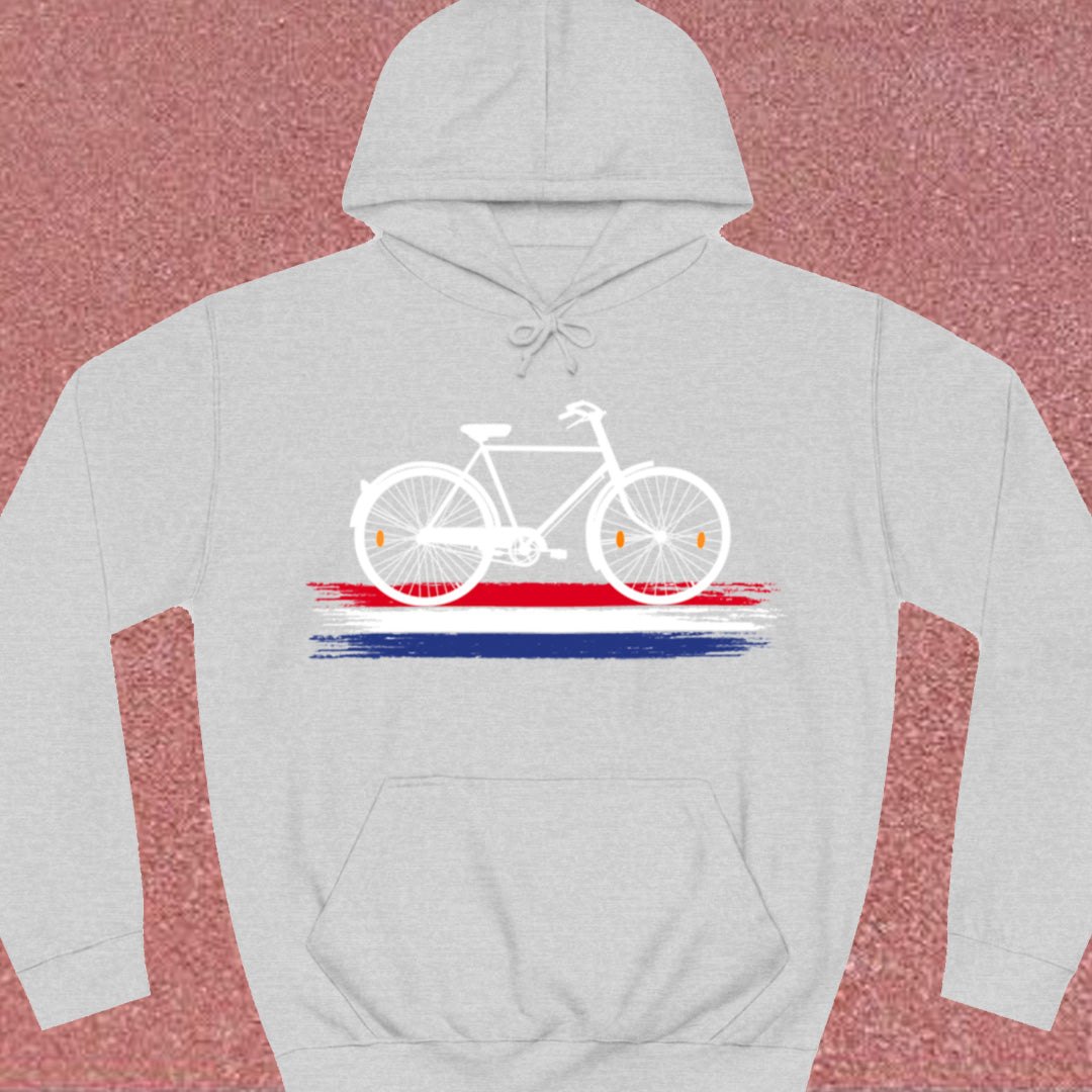 Nederland Fietsland (wit) Hoodie