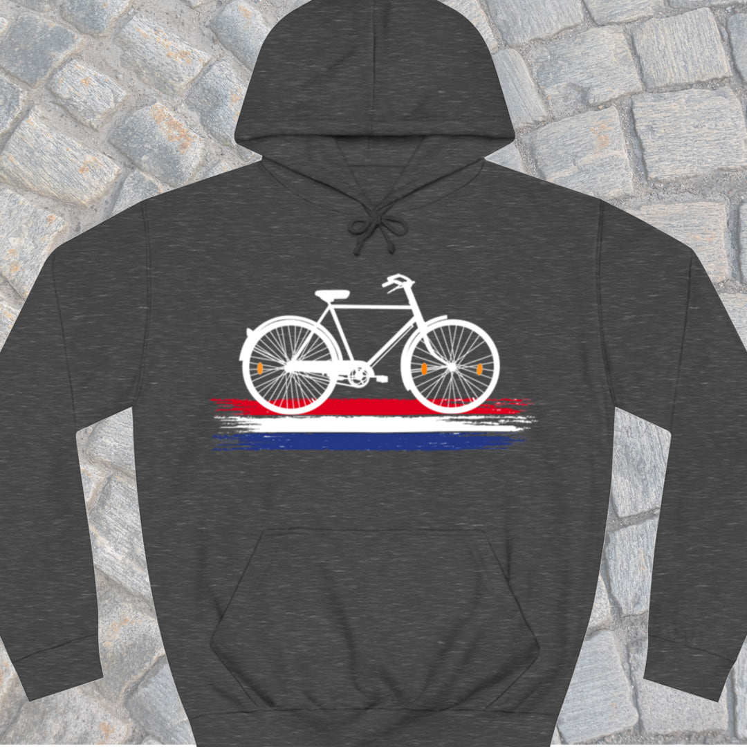 Nederland Fietsland (wit) Hoodie