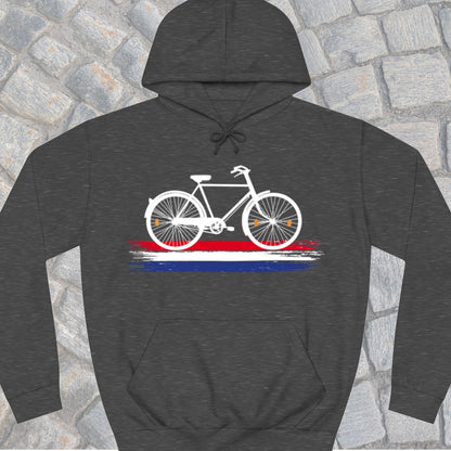 Nederland Fietsland (wit) Hoodie