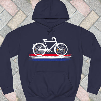 Nederland Fietsland (wit) Hoodie