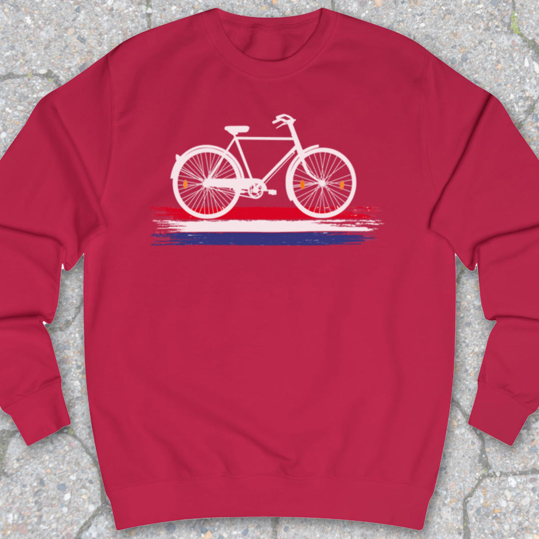 Nederland Fietsland (Wit) Sweater