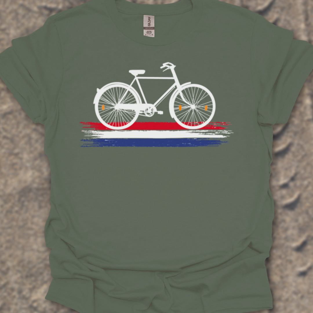 Nederland Fietsland (Wit)T‑Shirt