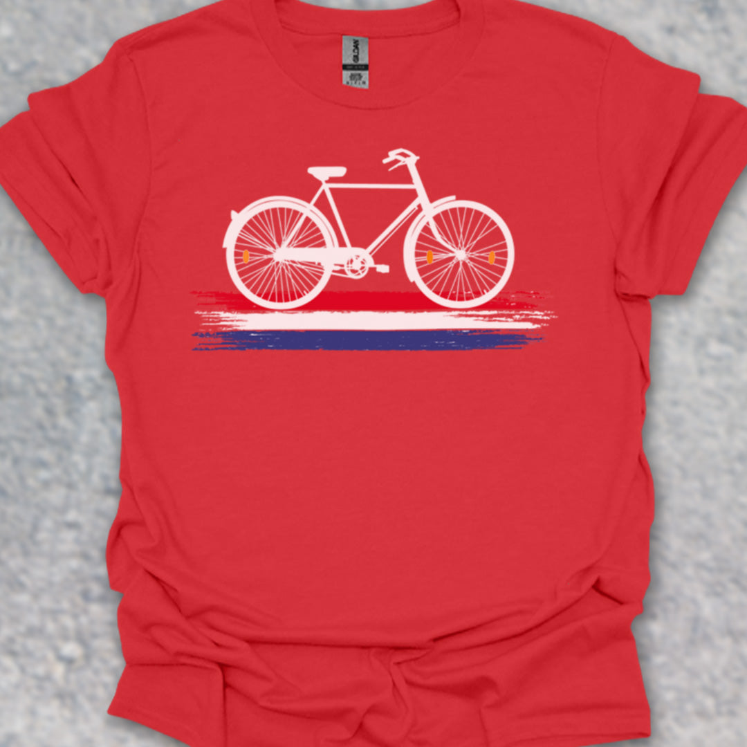 Nederland Fietsland (Wit)T‑Shirt