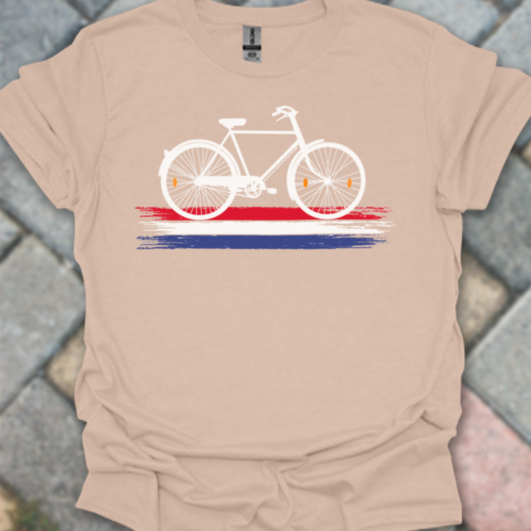 Nederland Fietsland (Wit)T‑Shirt