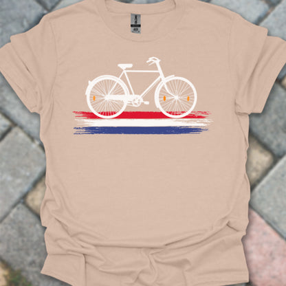 Nederland Fietsland (Wit)T‑Shirt