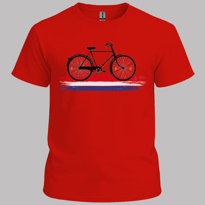 Nederland Fietsland (Zwart) T‑Shirt