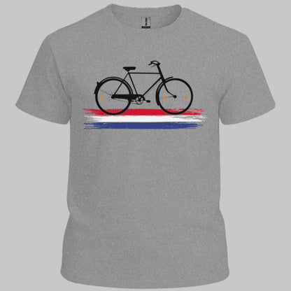 Nederland Fietsland (Zwart) T‑Shirt