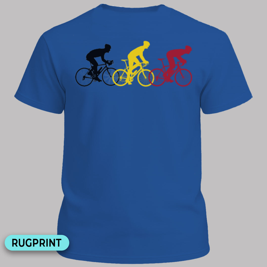 Koersers driekleur (rugprint) T‑Shirt