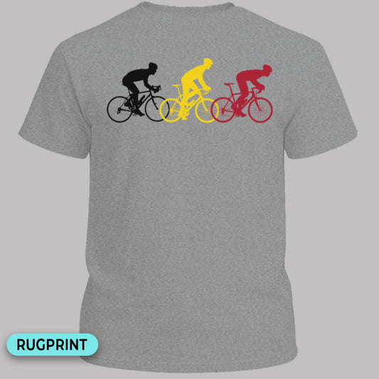 Koersers driekleur (rugprint) T‑Shirt
