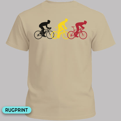 Koersers driekleur (rugprint) T‑Shirt
