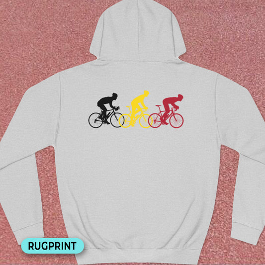 Koersers driekleur rugprint Hoodie