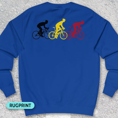 Koersers driekleur rugprint Sweatshirt