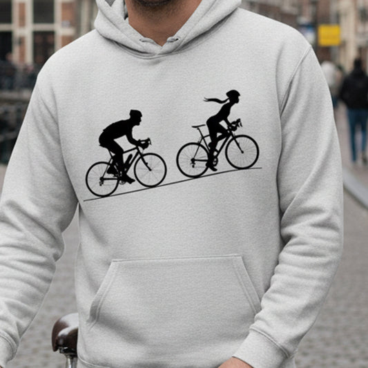 Achtervolging Hij (zwart) Hoodie