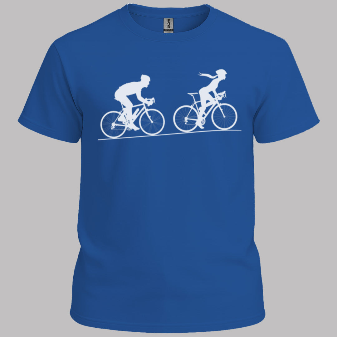 Achtervolging Hij (Wit) T‑Shirt