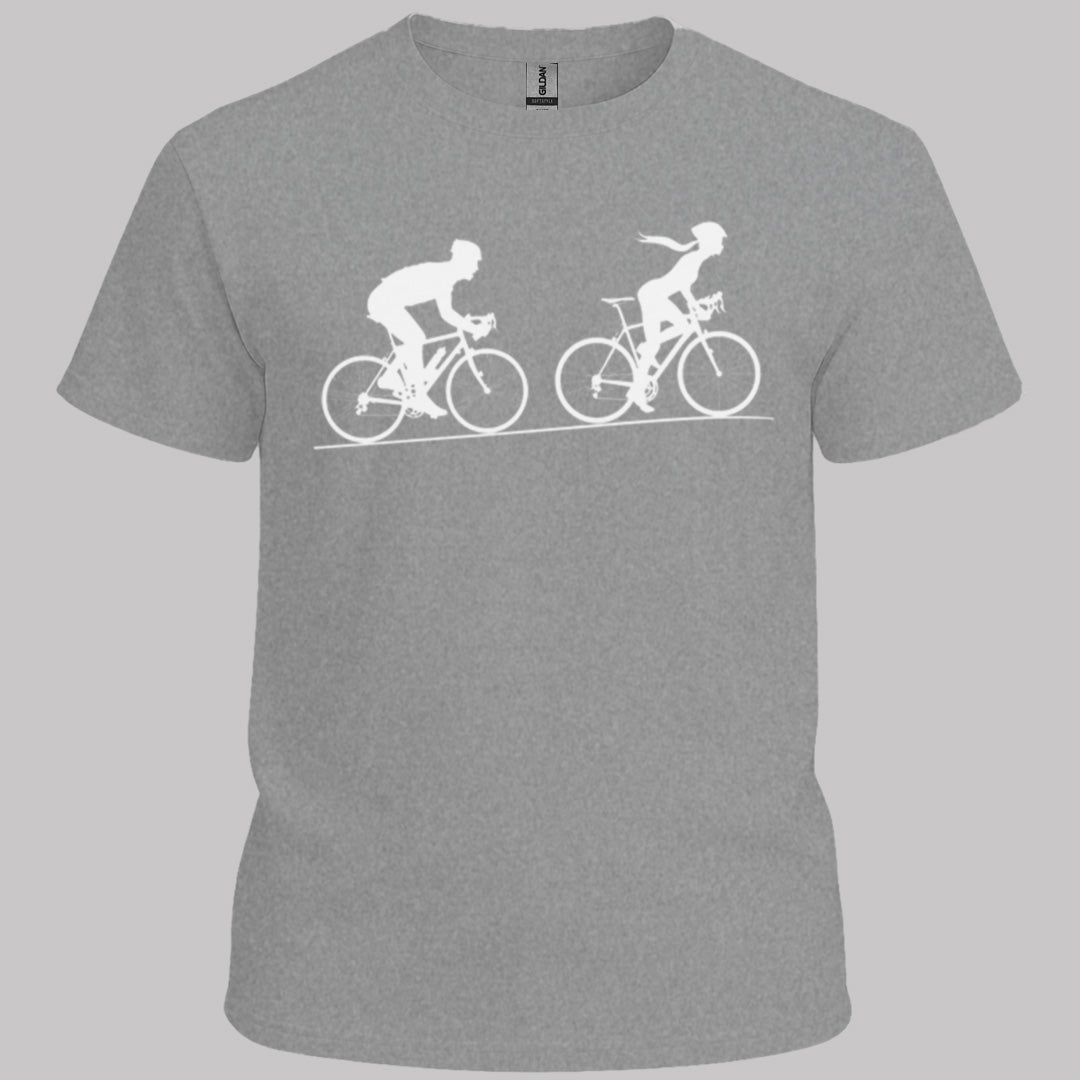 Achtervolging Hij (Wit) T‑Shirt
