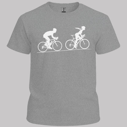 Achtervolging Hij (Wit) T‑Shirt