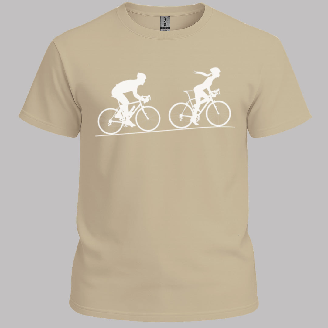 Achtervolging Hij (Wit) T‑Shirt