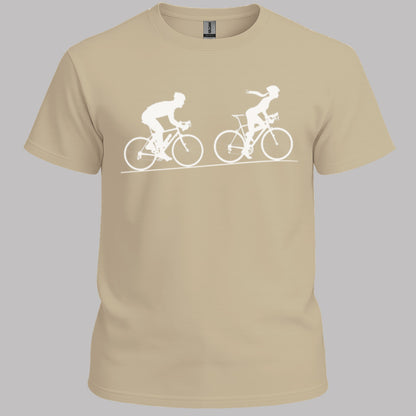 Achtervolging Hij (Wit) T‑Shirt